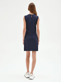 Abito blu in maglia marina