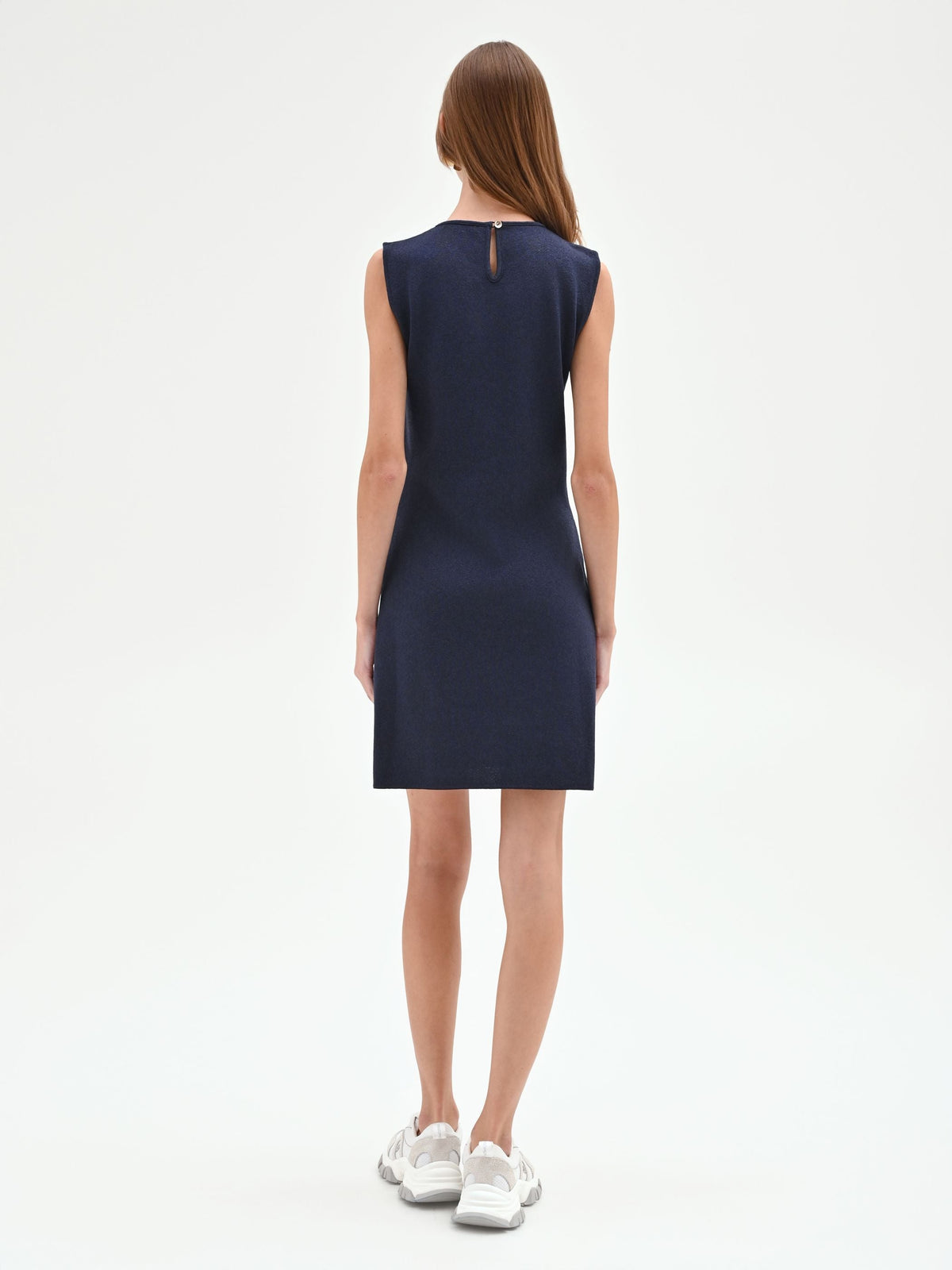 Abito blu in maglia marina