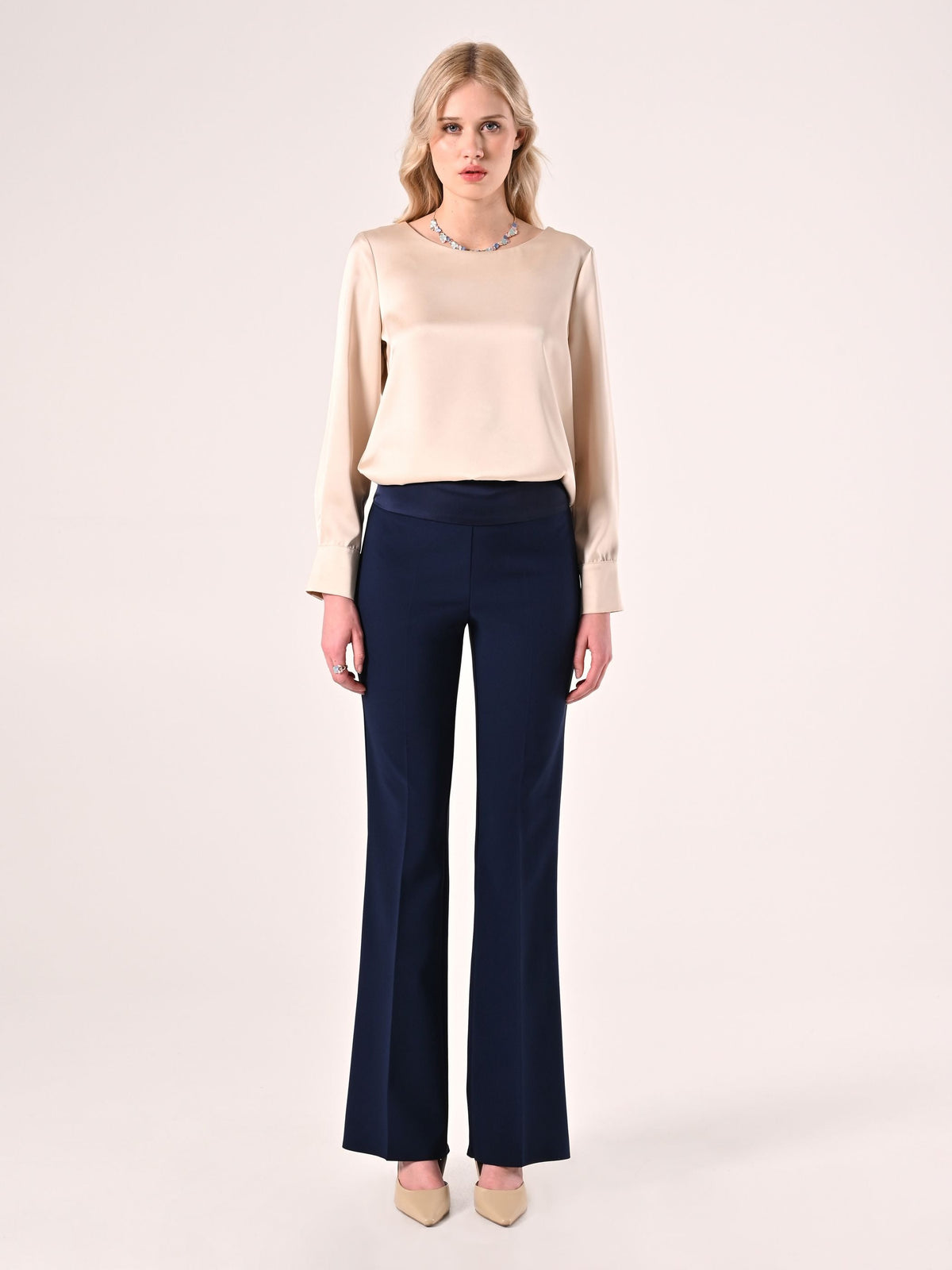 Pantaloni Tuxedo Blu