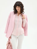 Camicia a scatoletta rosa chiaro