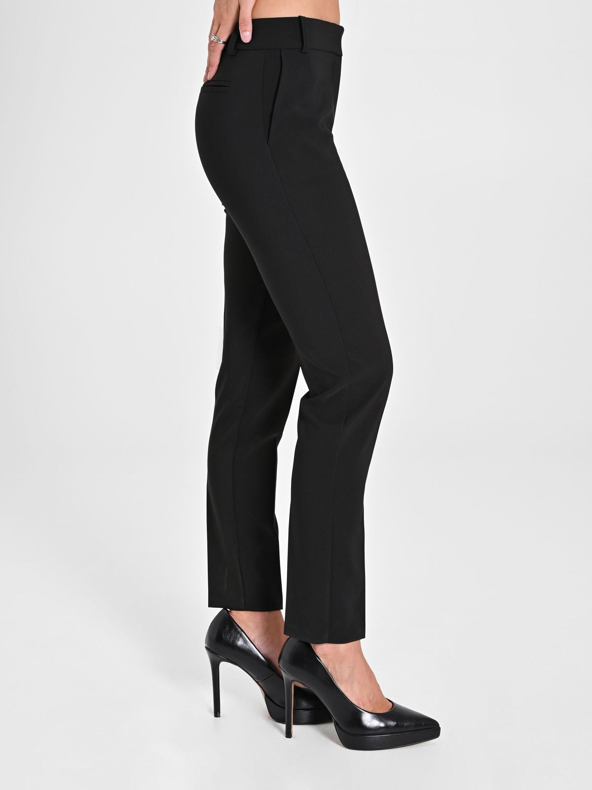 Pantaloni Slim in Tessuto Tecnico