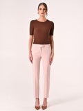 Pantaloni Rosa Chiaro in Tessuto Tecnico