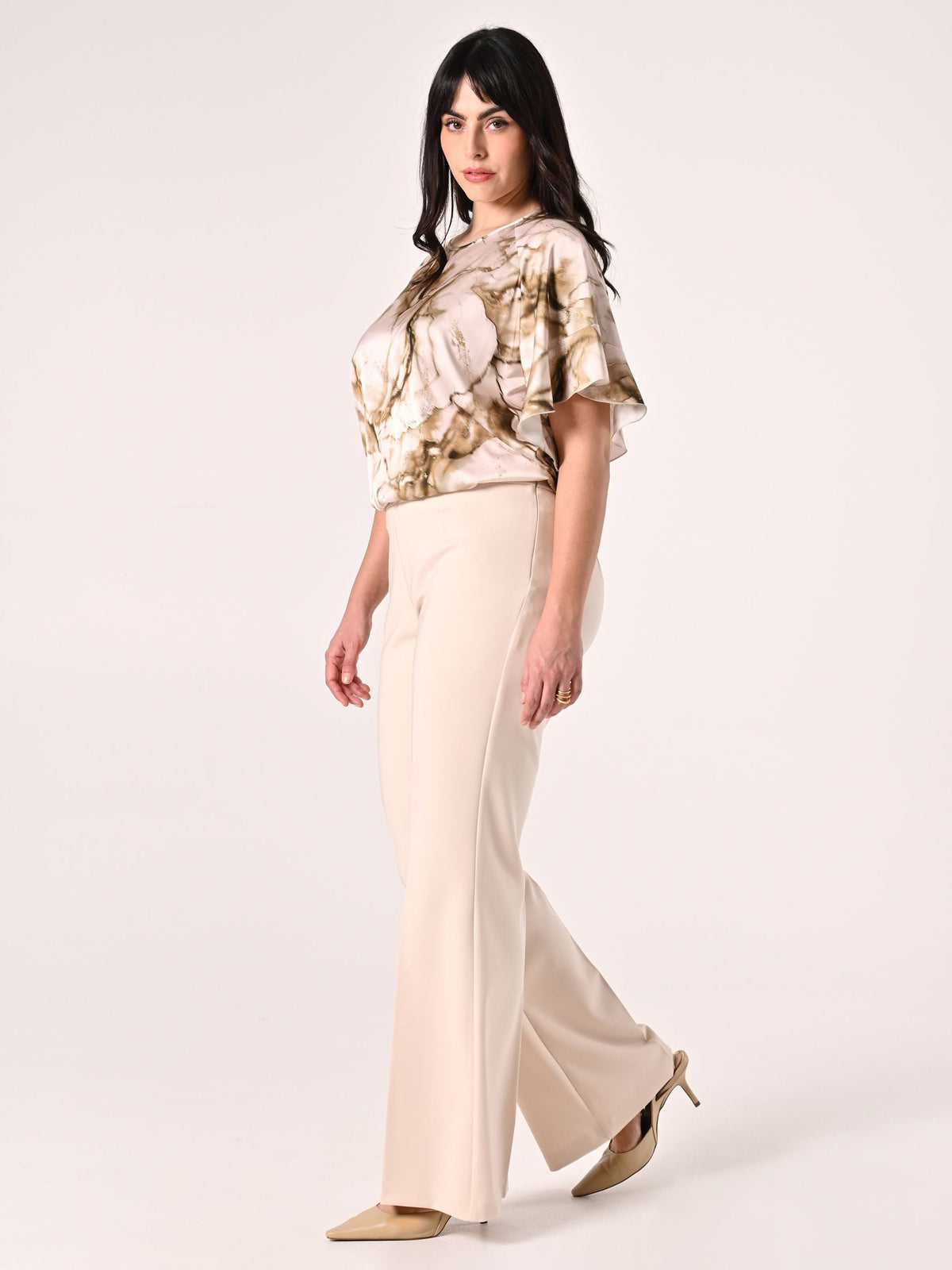 Pantaloni Curvy Palazzo