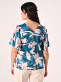 Top Curvy Floreale