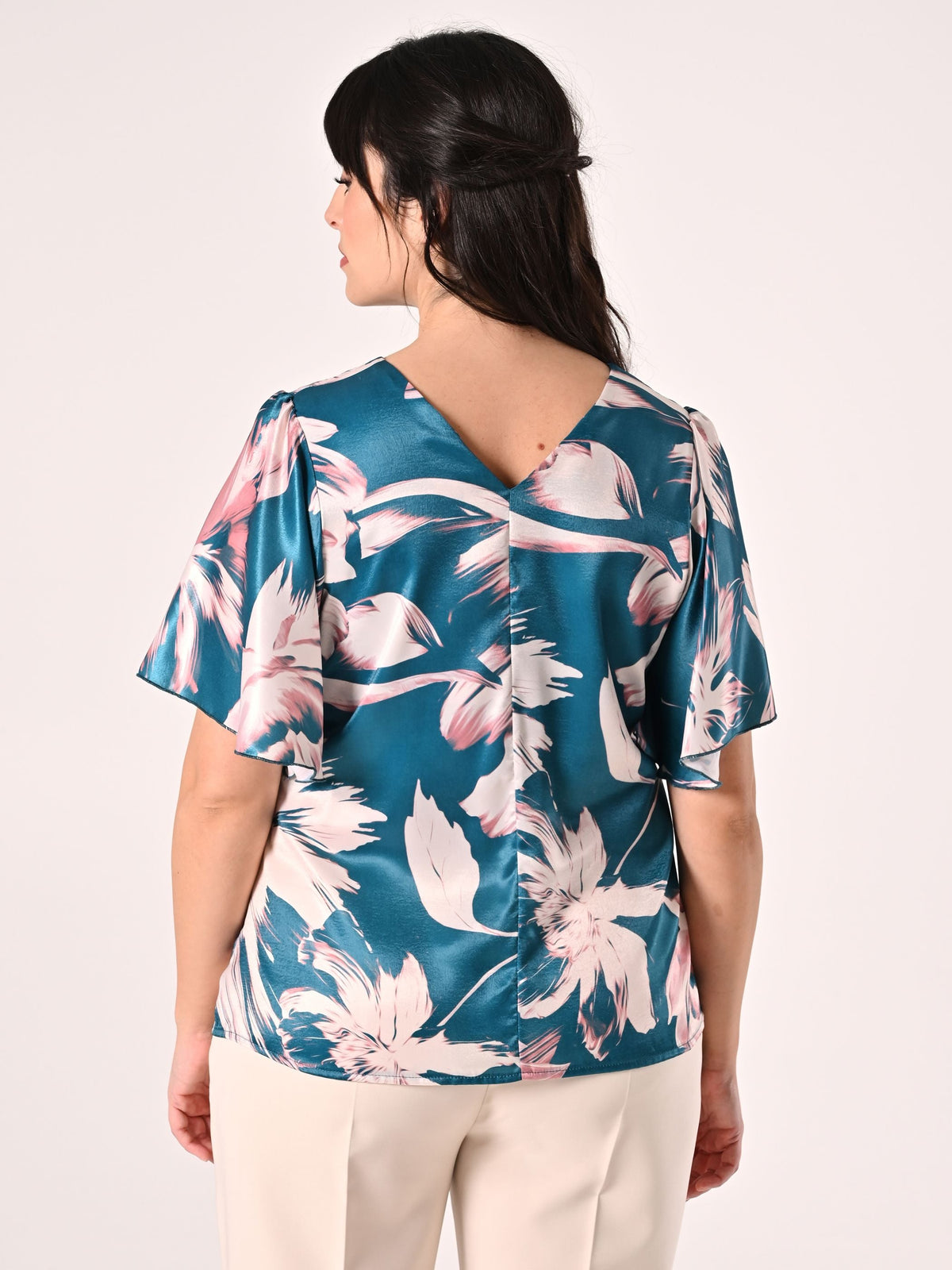Top Curvy Floreale