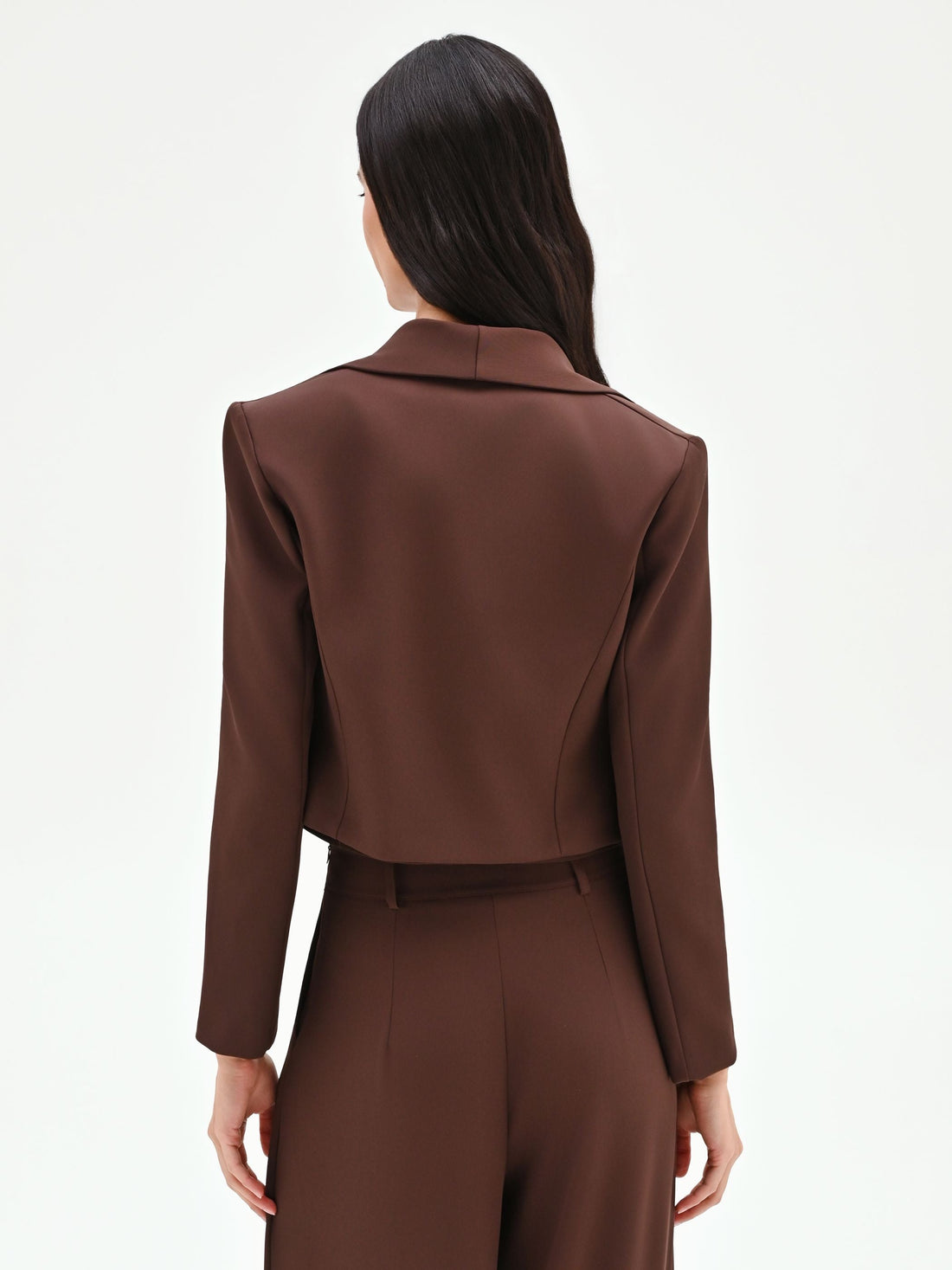 Giacca blazer cioccolato con bottoni design