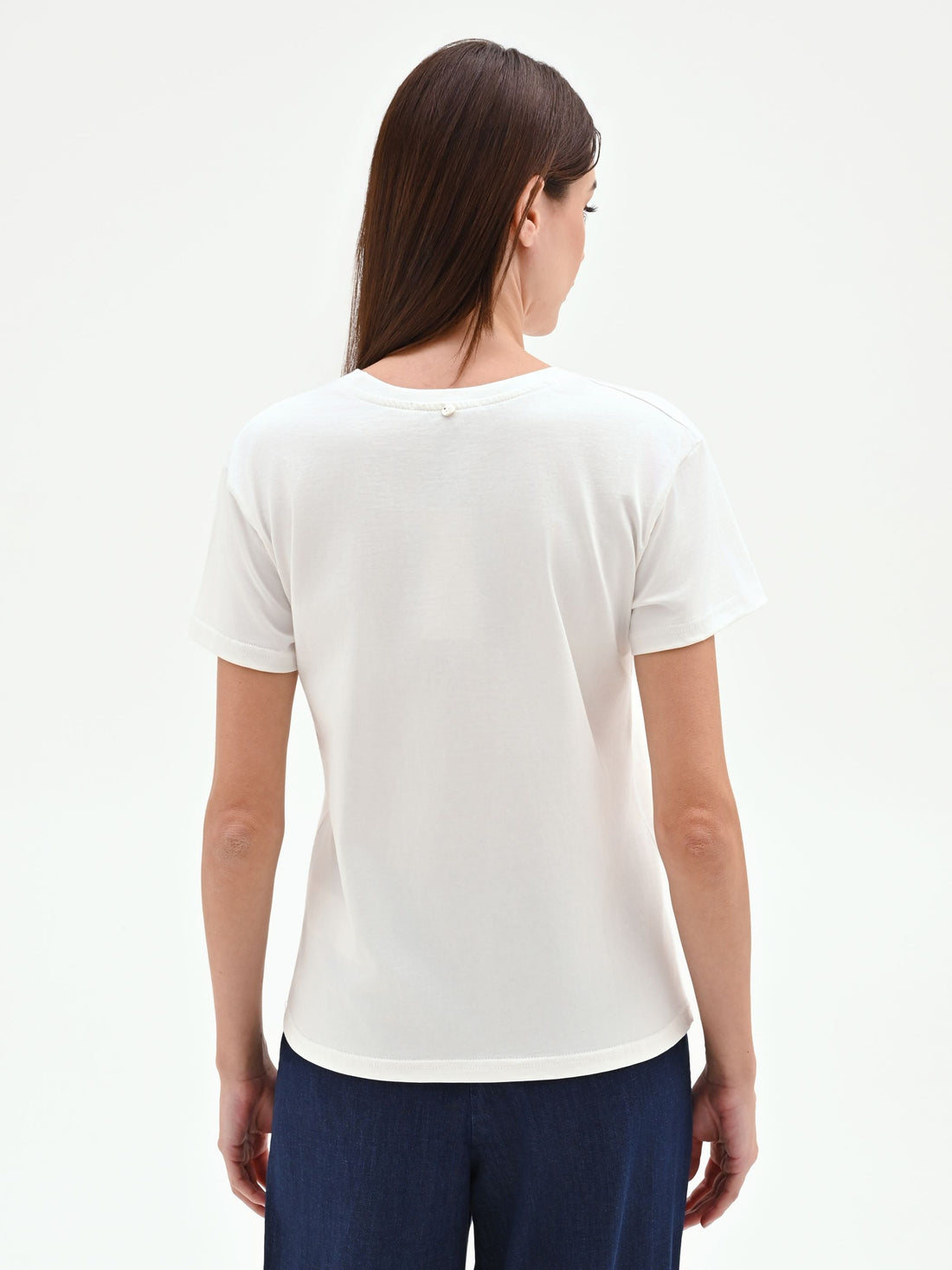 T-shirt 'Miranda: The Devil Wears Prada' bianca in cotone