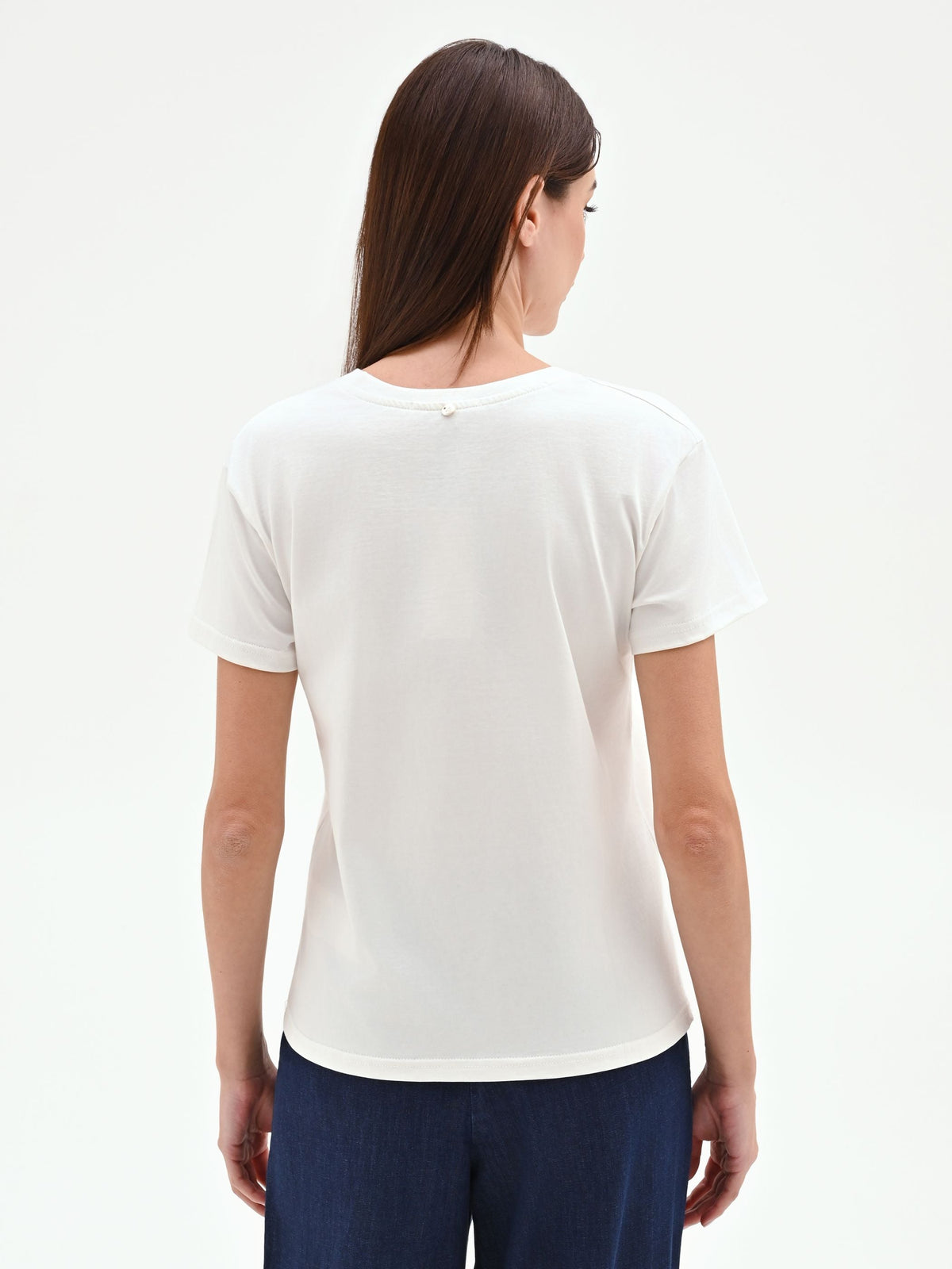 T-shirt 'Miranda: The Devil Wears Prada' bianca in cotone