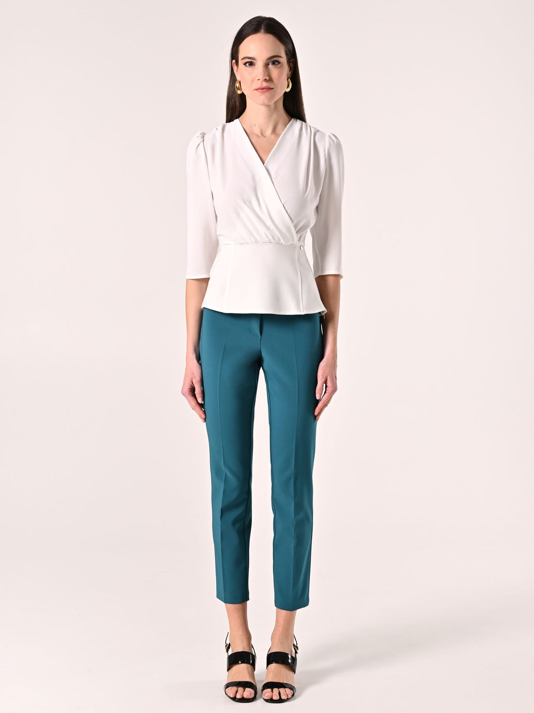 Blusa Incrociata Bianca