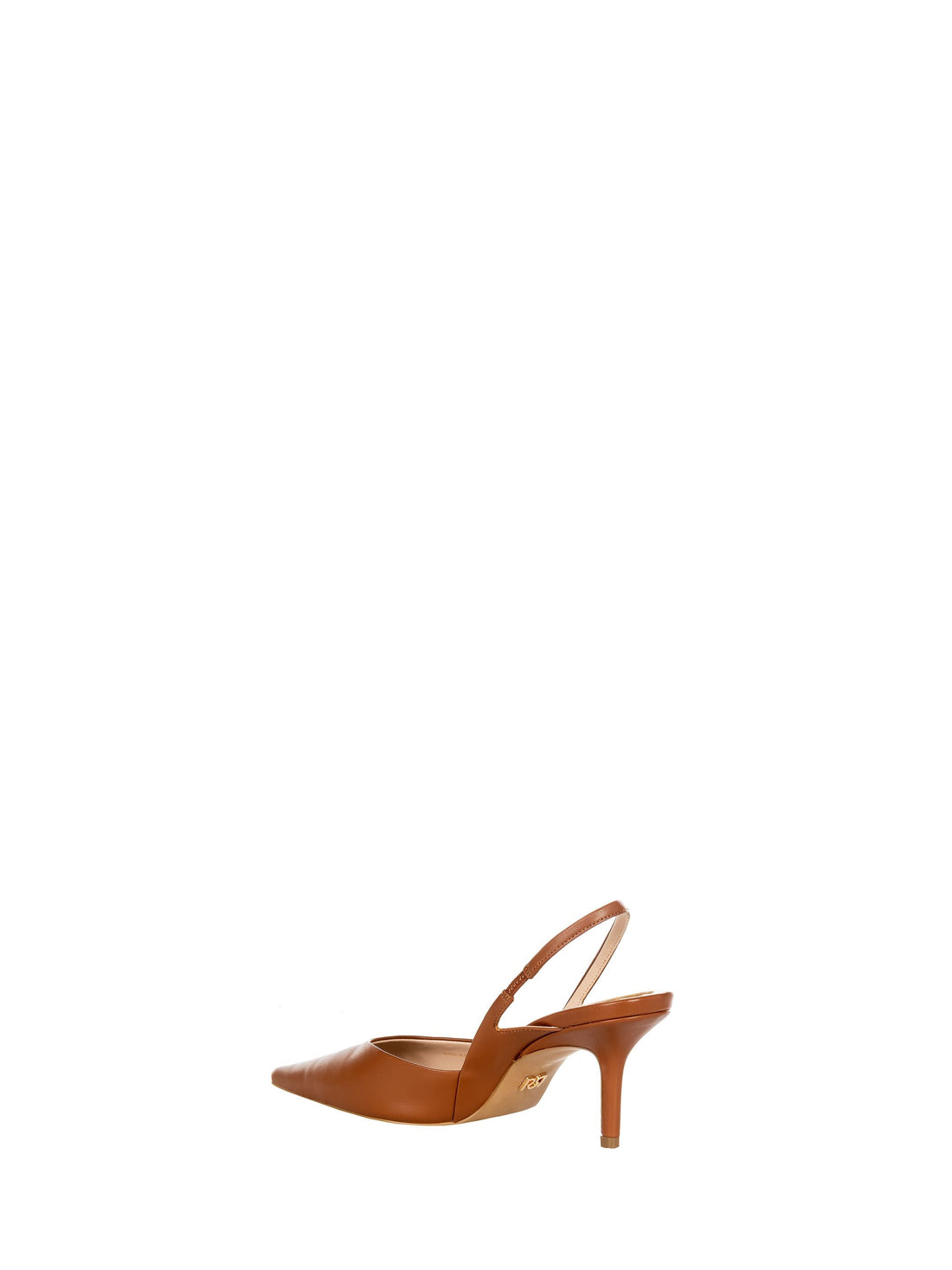 Slingback Similpelle Marrone