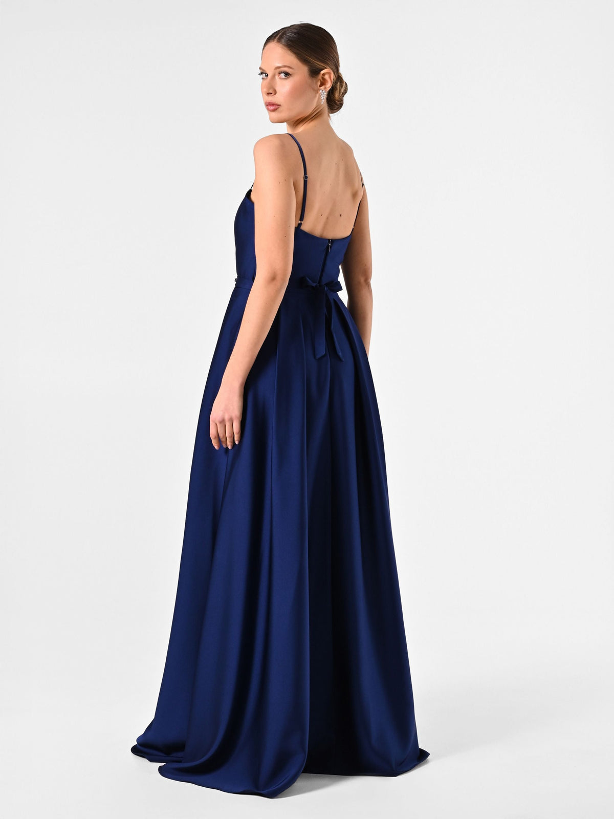 Abito Rinascimento atelier con Gonna a Ruota Blu
