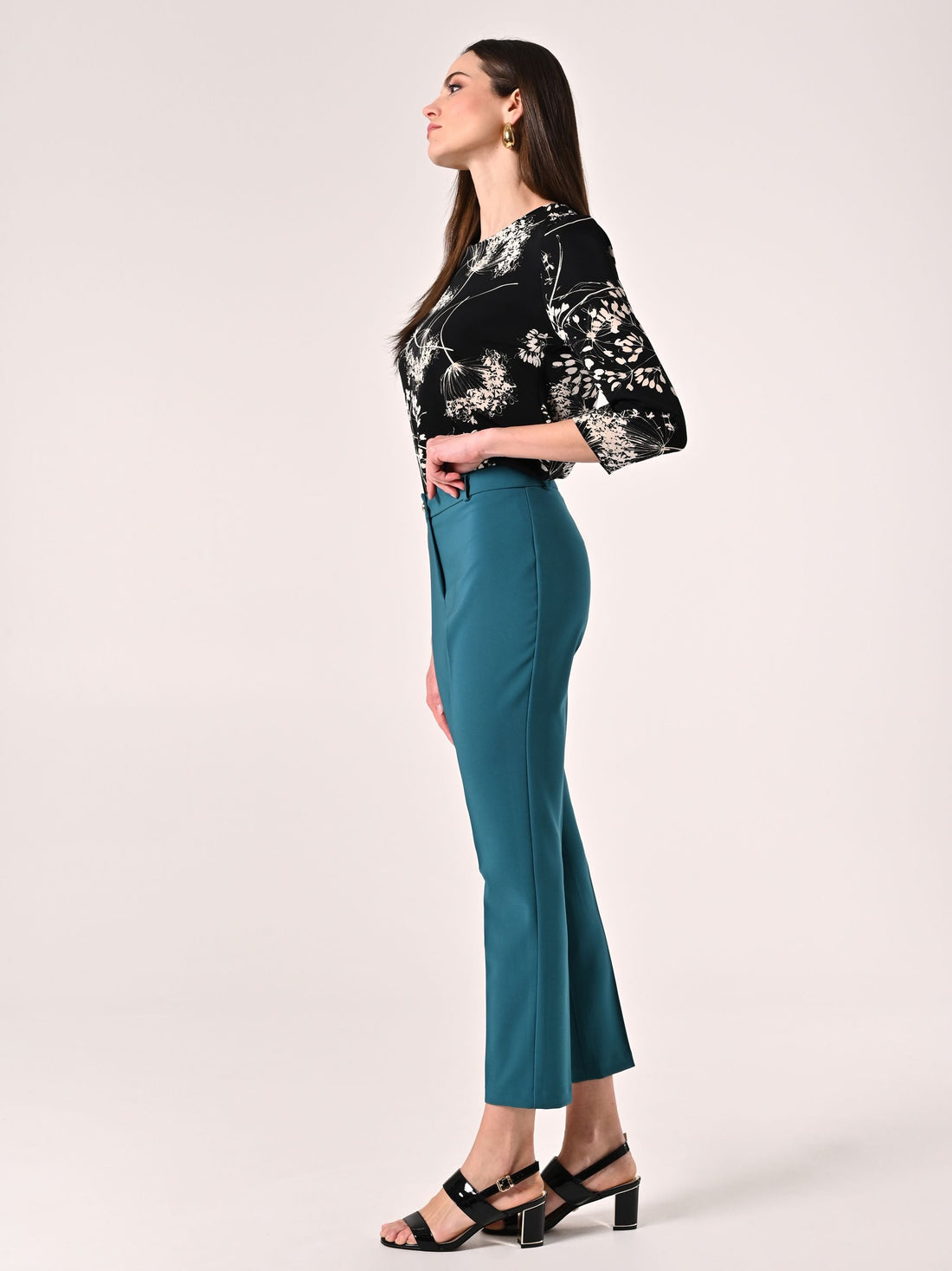 Pantaloni in tessuto tecnico Verde Reale