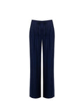 Pantalone Ampio in Viscosa color Blu