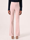 Pantaloni in Tessuto Tecnico Rosa Chiaro con Fascione in Vita
