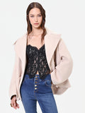 Top bustier nero in pizzo floreale