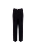 Pantaloni Neri con Pinces