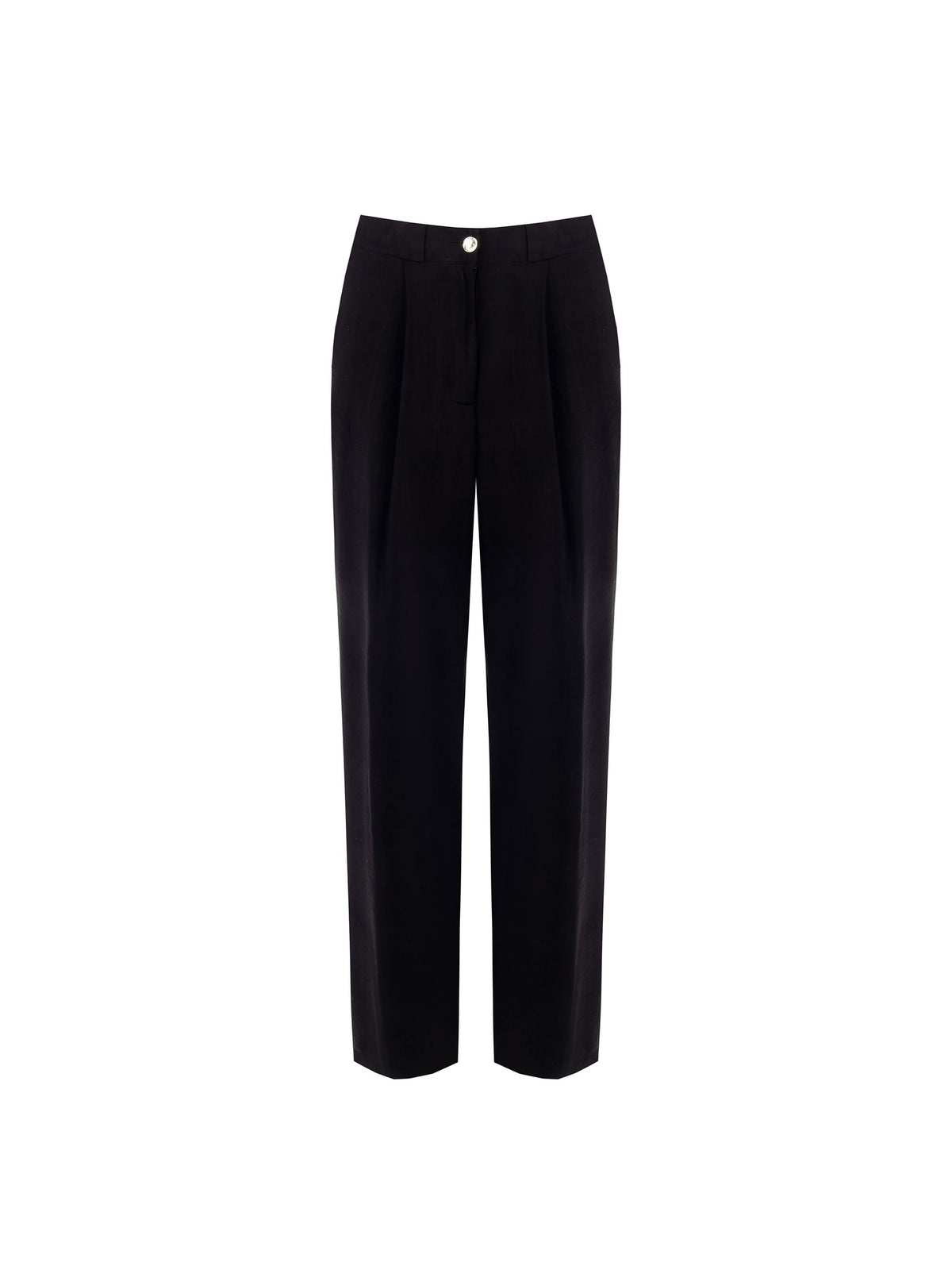 Pantaloni Neri con Pinces