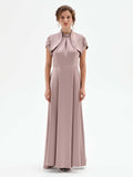 Coprispalla atelier rosa blush in raso