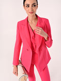 Giacca Fuxia in Tessuto Tecnico
