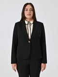 Giacca Curvy Monobottone Nera
