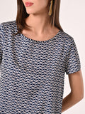 Blusa stampa Geometrica
