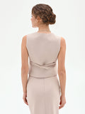 Gilet Studio sartoriale tortora beige