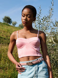 Top Bustier Rosa