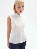 Camicia tre-in-uno bianca in cotone