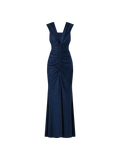 Abito Arriccio Microglitter Blu