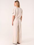 Tuta Beige  in Lino Cotone