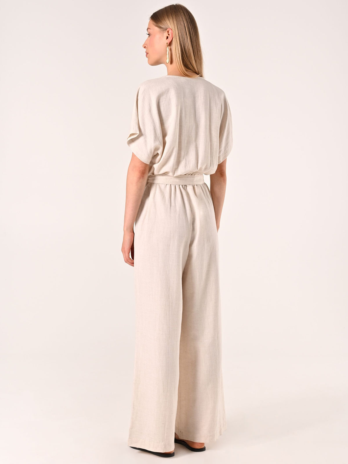 Tuta Beige  in Lino Cotone