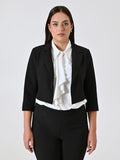 Giacca Corta Curvy Nera