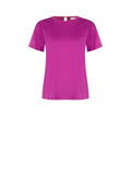 T-Shirt in Cotone Viola Iris