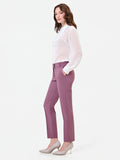 Pantalone rosa antico a sigaretta