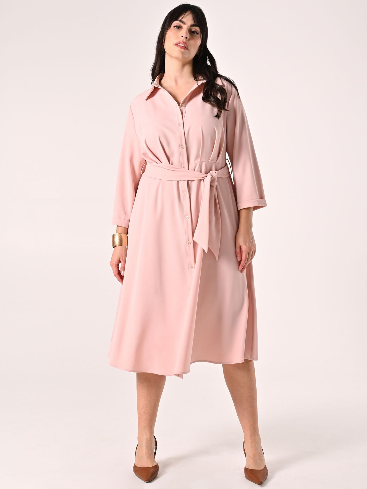 Chemisier Curvy Rosa