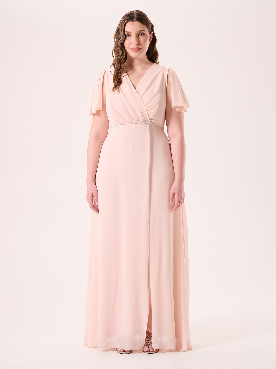 Abito Lungo Curvy Rosa