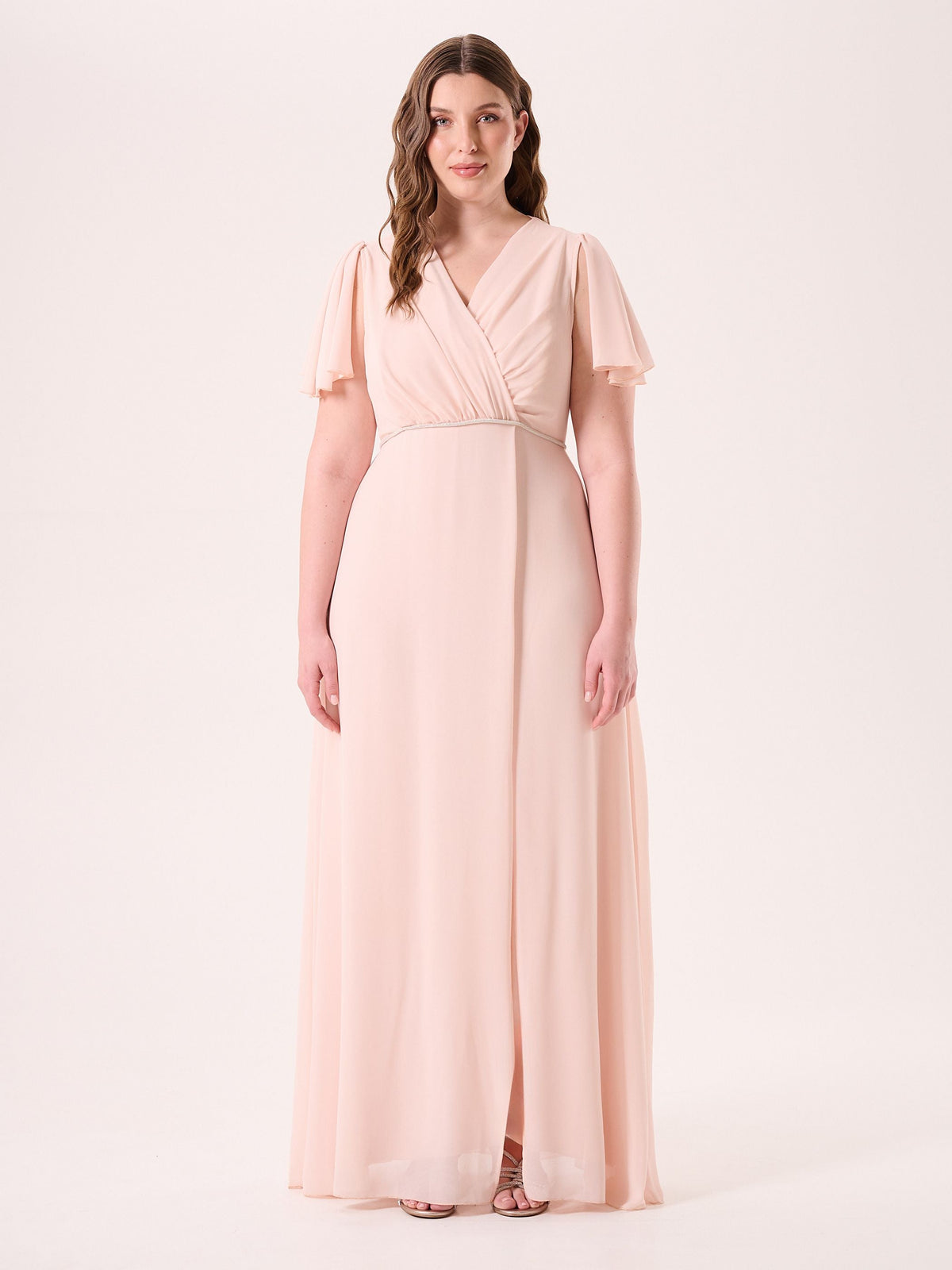 Abito Lungo Curvy Rosa