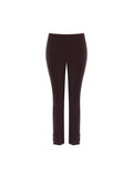 Pantalone moro marrone con spacchetto laterale