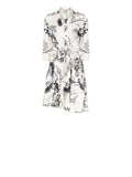 Chemisier stampa Floreale Black & White