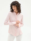 Camicia a scatoletta rosa chiaro