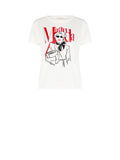 T-shirt 'Miranda: The Devil Wears Prada' bianca in cotone