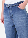 Jeans balloon con vita ribaltata
