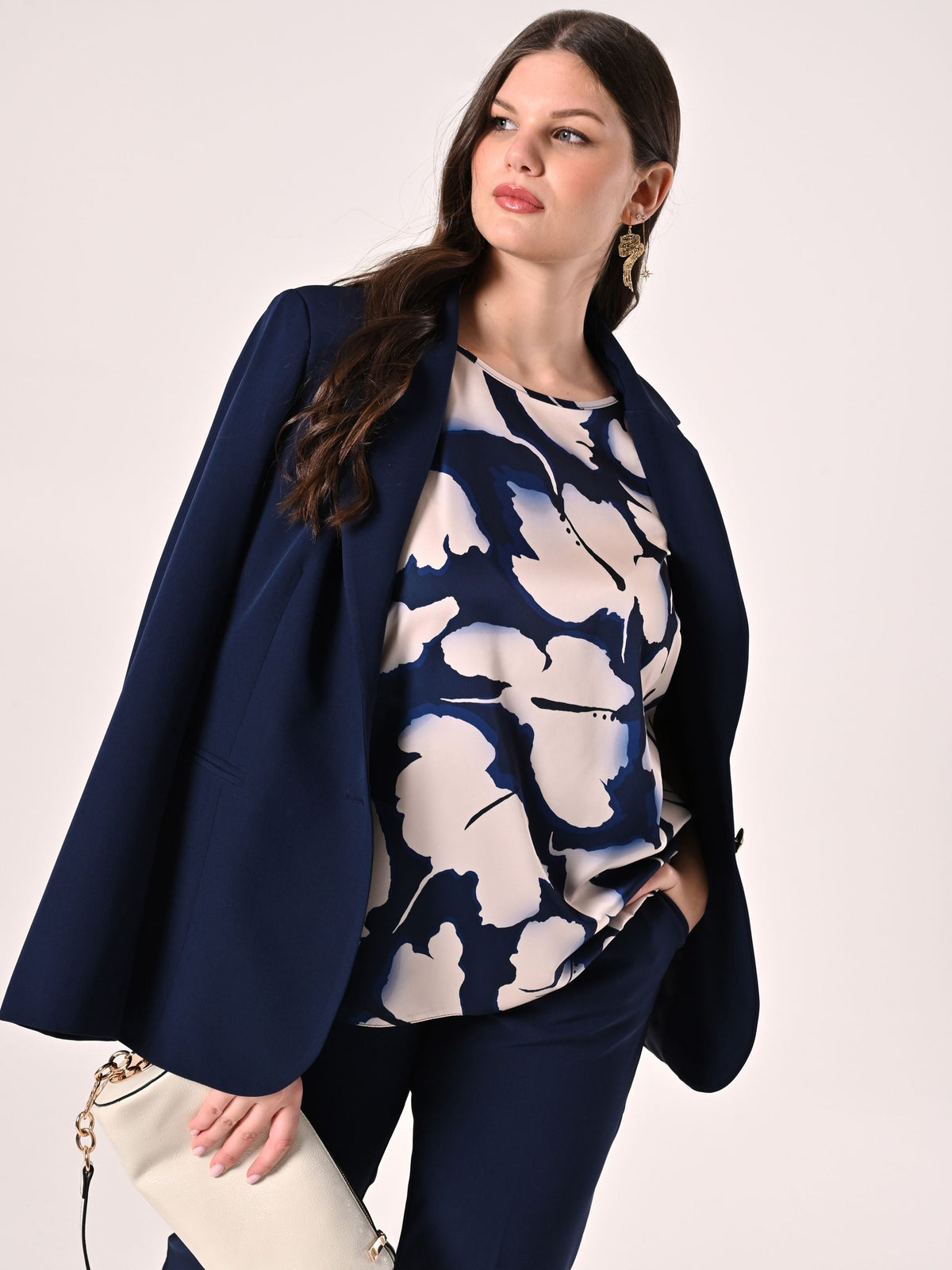 Blusa Curvy Floreale