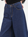 Jeans extra wide blu indaco high waist