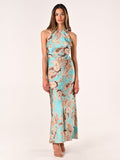 Abito Lungo stampa Paisley