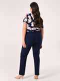 Pantaloni Curvy Blu