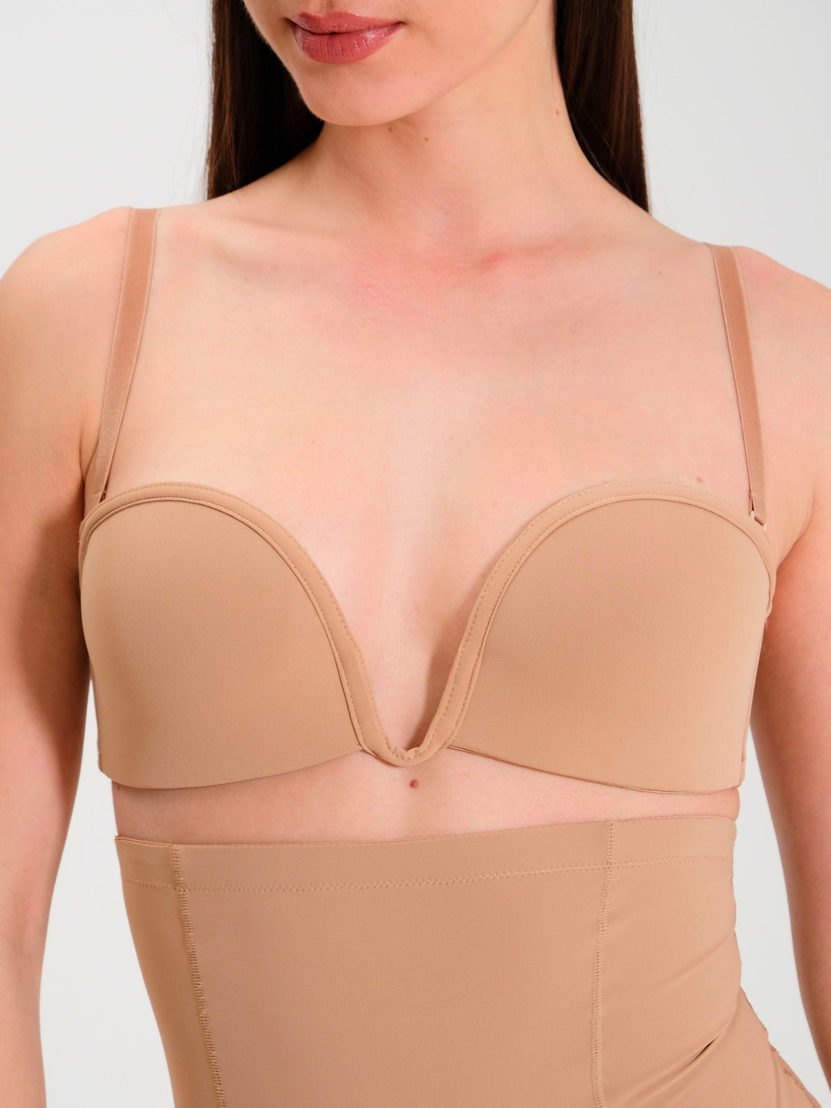 Reggiseno a Fascia Scollo Profondo