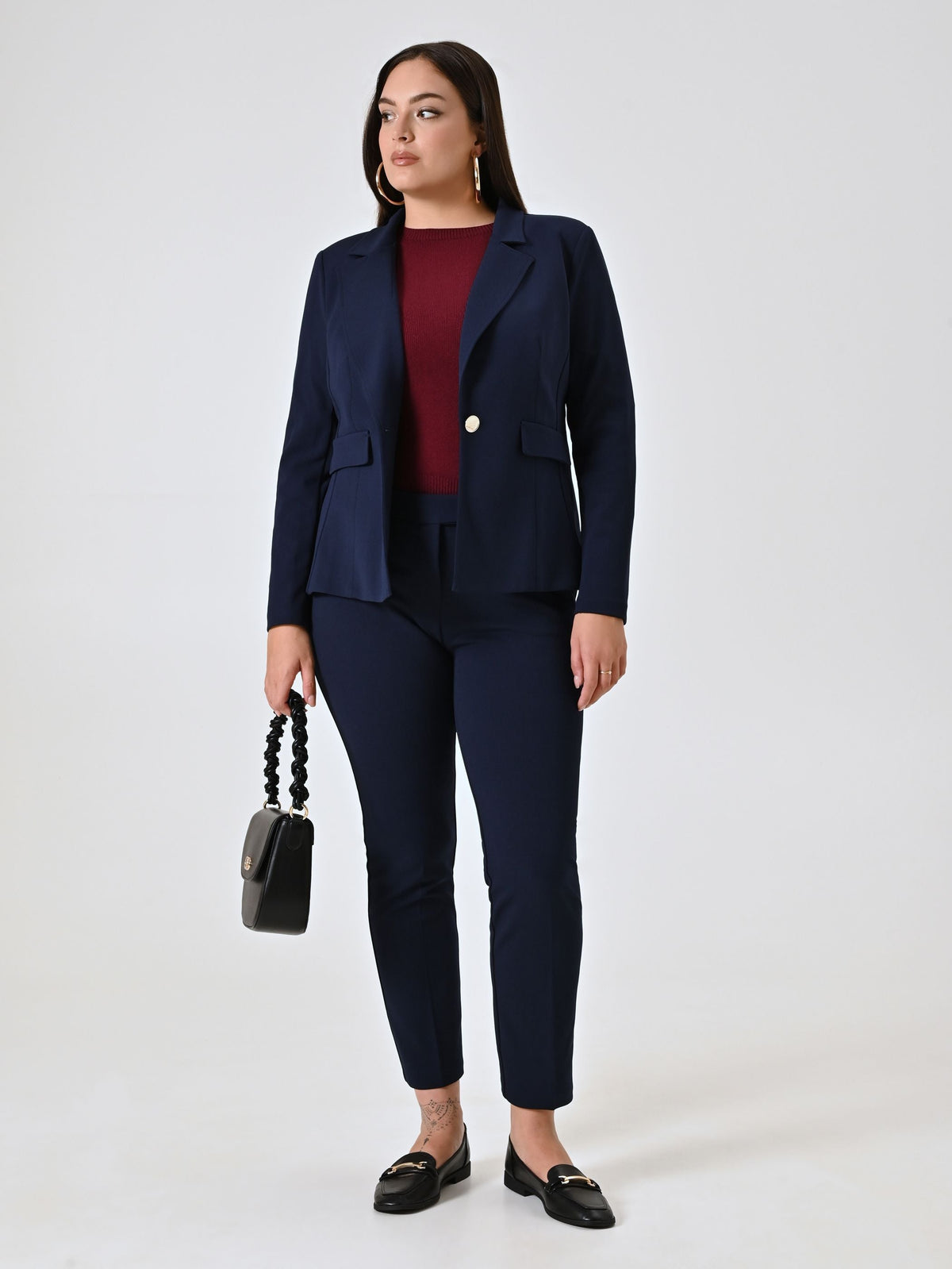 Pantaloni Skinny Curvy Blu