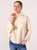 Cappa in Tessuto Scuba Beige