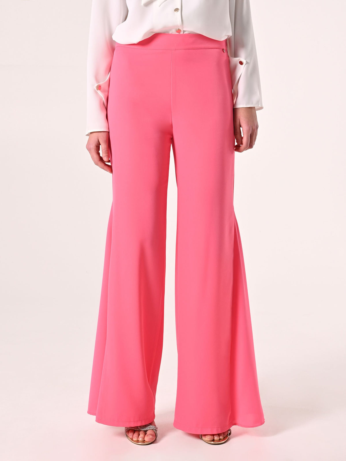 Pantaloni in Cadi color Camelia